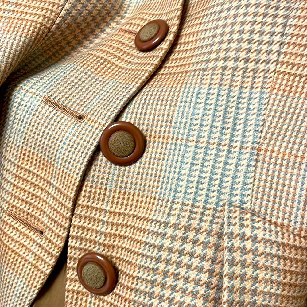 Christian Dior Plaid vintage blazer - Picture 9 of 11